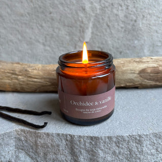 Bougie · Orchidée & vanille - Petiole™