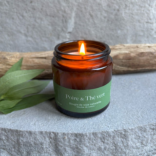 Bougie · Poire & Thé vert - Petiole™