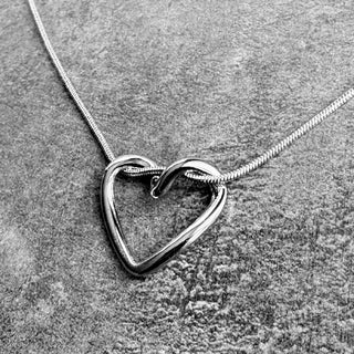 Collier - Cœur entrelacé