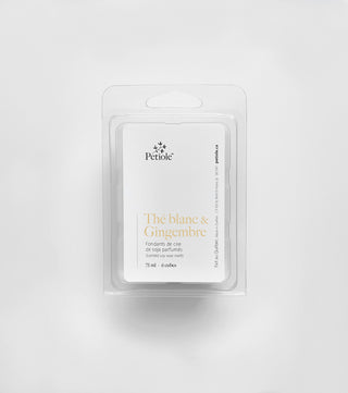 Fondants de cire de soja parfumés - Thé blanc & Gingembre