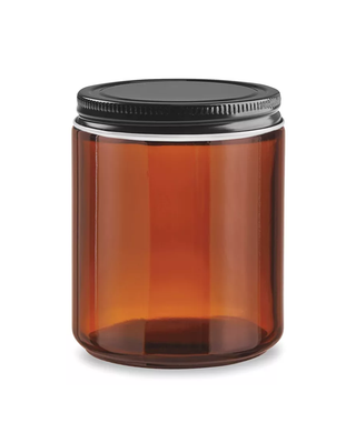 Amber Glass Container - 8 oz