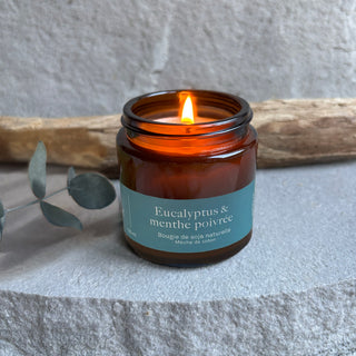Bougie · Eucalyptus & menthe poivrée