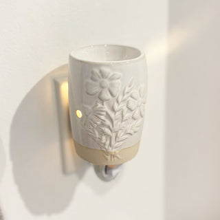 Diffuseur chauffe-cire mural - Fleur rustique