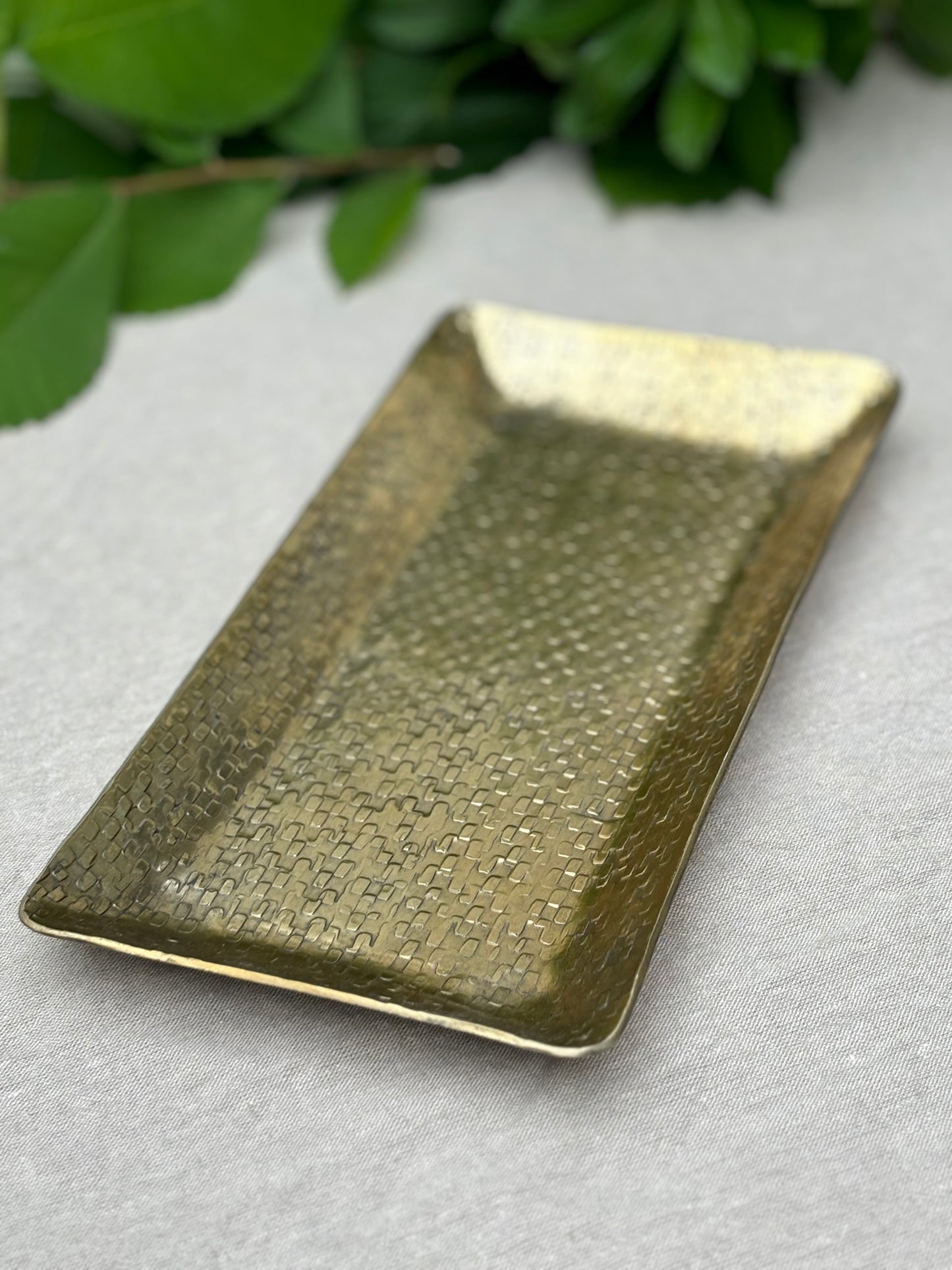 Small hammered tray - Souk