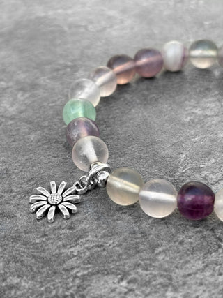 Fluorite et quartz fraise - Bracelet - Petiole™