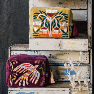 Pochette brodée - Oiseau - Petiole™