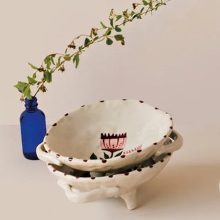 Bol sur pieds - Fleur