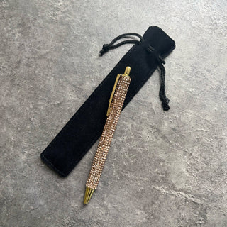 Stylo de Strass - Doré