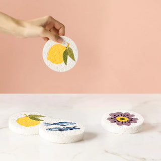 Éponge de cuisine compostable