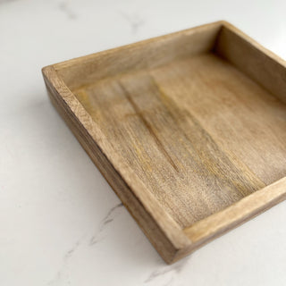 Plateau carré - Bois de manguier